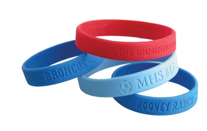 Laser Engraved Silicone Wrist Band