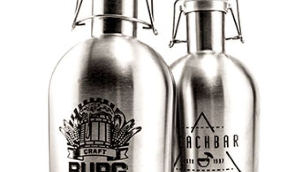 laser engraving stainless steel growlers