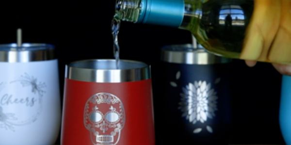 Laser Engraving Wine Tumblers