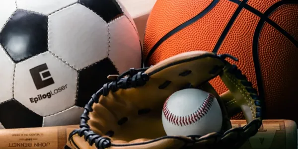 Diversos equipos deportivos perfectos para el grabado láser.