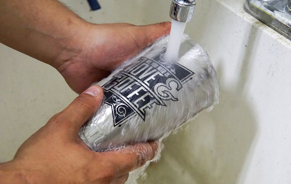 Yeti Mugs Engraved with CO2 Laser Marking Spray