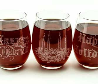 gravure au laser sur les verres à vin