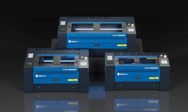 Fusion Ascent laser machines, front shot